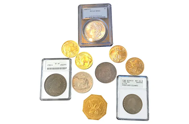 Find Foreign/Domestic Rare Coins, Currency
